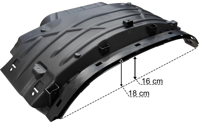 Ön Teker Çamurluk Davlumbazı 7-R Seri Sol | OEM 2298401