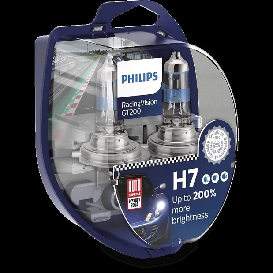 Ampul (2 Adet) Racıng Vision H7 12V 55W + %200 Fazla Işık | OEM 12972RGTS2
