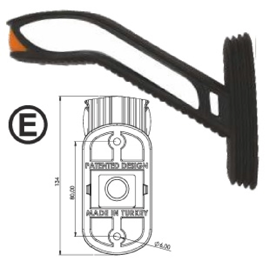 Kobra Neon LED Düz Sinyalli Boynuz Lamba Uzun | OEM 202008