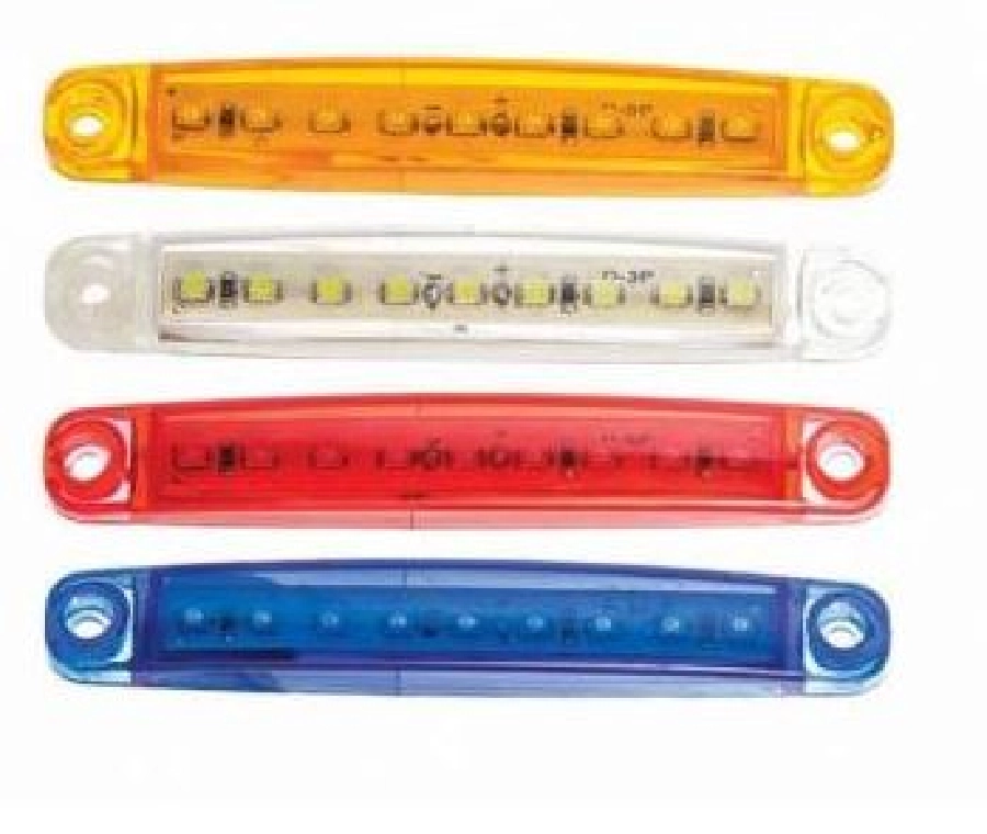 Side Marker Basamak Aydınlatma Beyaz Cam Beyaz 9LED 12V-24V | OEM TC13-26B