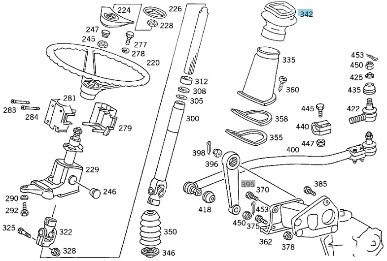 Direksiyon Boğaz Lastiği 2521 | OEM 3874610396
