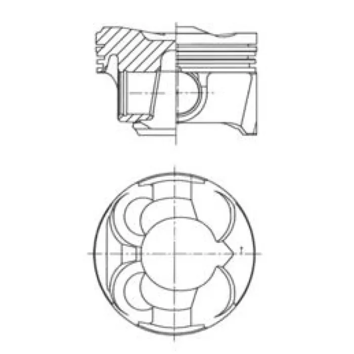 Piston Segman Std (77,00MM) BMW N13 B16 A F20 F30 F80 Mini N18 B16 A R55 R56 R58 R59 R60 Peugeot 5FW (EP6) 5008 308 3008 207 Citroen C3 C4 1 | KOLBEN 41267600 | OEM 11257601181 11257584117