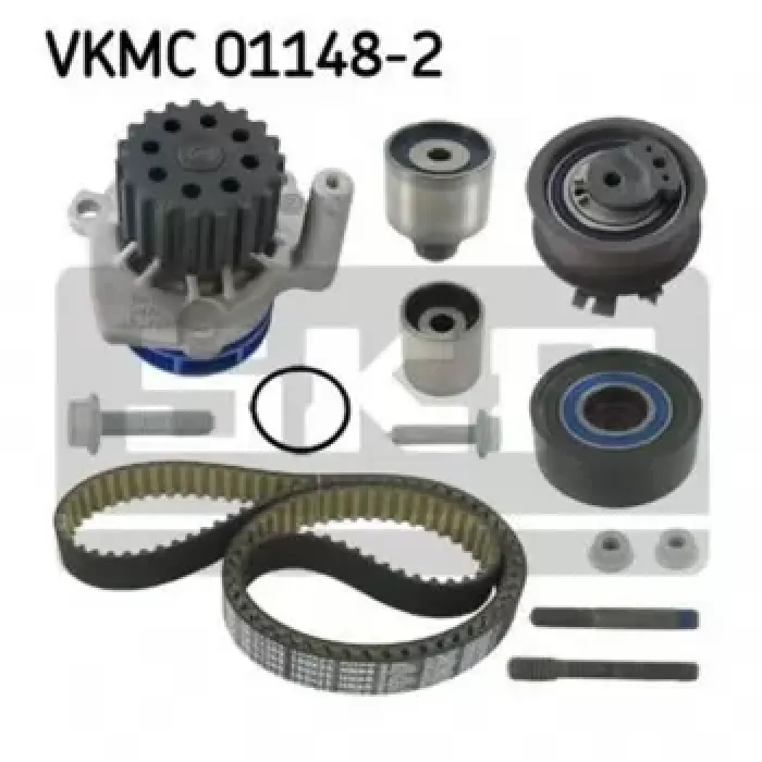 Eksantrik Rulman Kiti (Devirdaimli) Crafter Ckub Caaa Caab Cay A4 A5 A6 Q5 Golf 6 T6 Leon Octavia Super B Caddy 3 Amarok 1,2 1,6 2,0 2,0TDI 07> | SKF VKMC01148-2 | OEM 03L198119A 03L198119B