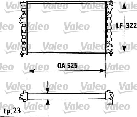 Motor Radyatoru Cordoba Ibiza 1,8I / 1,9TD Caddy 1,6 / 1,8 Polo Classic 1,6 95>98 | VALEO 730948 | OEM 6K0121253H 6K0121253S W06K01253S