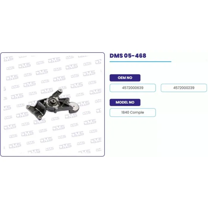 Fan Baglantisi Gergi Kasnak Tasiyicisi (Skf) Mercedes Benz Axor 457 | DEMOSAN 05-468 | OEM 4572000639-4572000839-4572000439