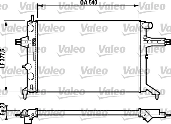Motor Radyatoru Astra 1,4 / 1,6 / 1,8 / 2,0 | VALEO 732795 | OEM 93277988