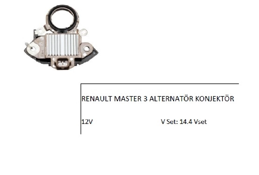 Konjektör 12V - Renault Master 3 | OEM VRH2009-189