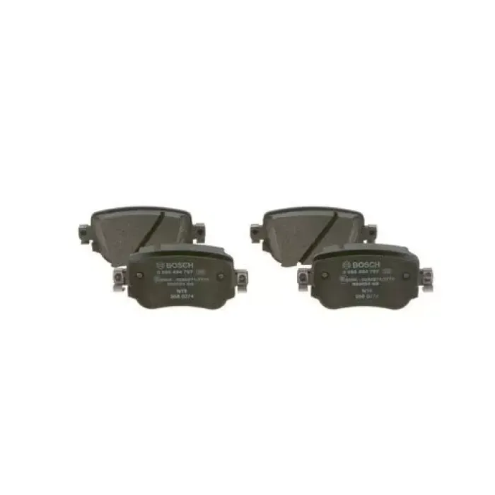 Fren Balatasi Arka Sharan 10> Caddy 4 15> A1 10> Q3 11> / Alhambra 10> Leon 12> Octavia 3 13> | BOSCH 0986494797 | OEM 7N0698451A 5Q0698451B 2K5698451B
