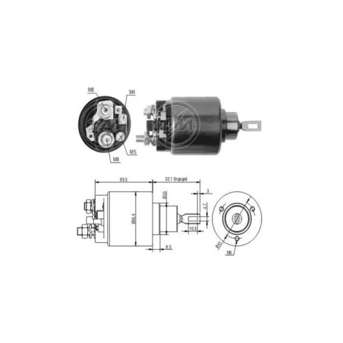 Mars Otomatigi 12V VW Ford Mercedes 2 Civatali (CBSB602) | ZM 0571 | OEM 0001523310