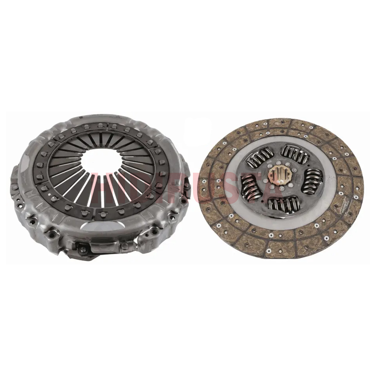Debriyaj Seti (Baskı + Balata) Xf MX11, 13 480, 530HP Euro 6 (Güçlendirilmiş, Dar Balata) | OEM 1715213R