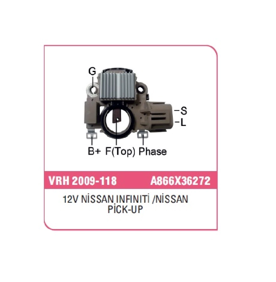 Konjektör Mitsubishi Tip 12 V - Nissan Infınıtı, Nissan Pıck-Up (S-L) | OEM VRH2009-118