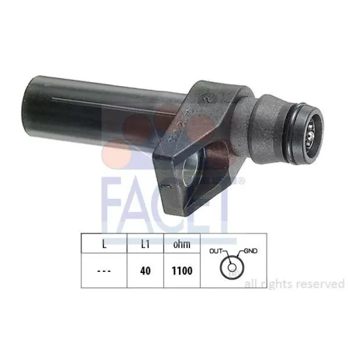 Krank Mili Konum Sensoru Ssangyoung W168 97>04 W202 93>00 W210 96>02 W140 91>98 Sprinter 97>02 | FACET 9.0482 | OEM A0031537228