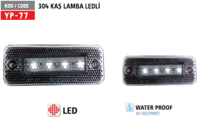 Yp 304 Mersedes Kaş Lambası 2521 Ledli Beyaz