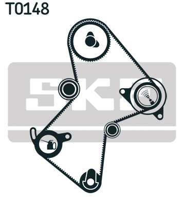 Eksantrik Gergi Kiti (153X260) Megane (91 01) Laguna (97 01) Exp (01 ) Scenic (99 03) Espace 3 (99 Volvo S40 1 (644) 1.9 Di 99>04 V40 (645) 1.9 Di 99>04 | SKF VKMA06115 | OEM 7700107249