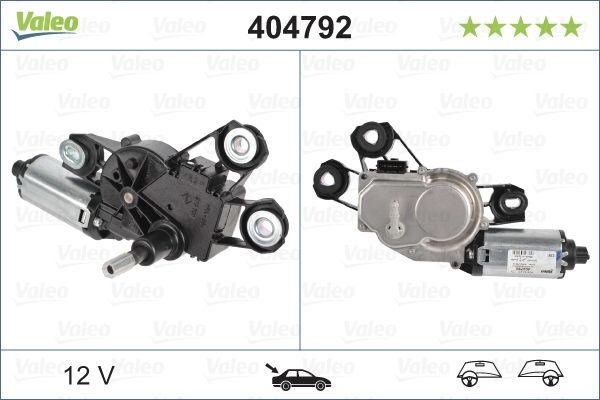Silecek Motoru Arka Transporter V T5 | VALEO 404792 | OEM 7E0955712