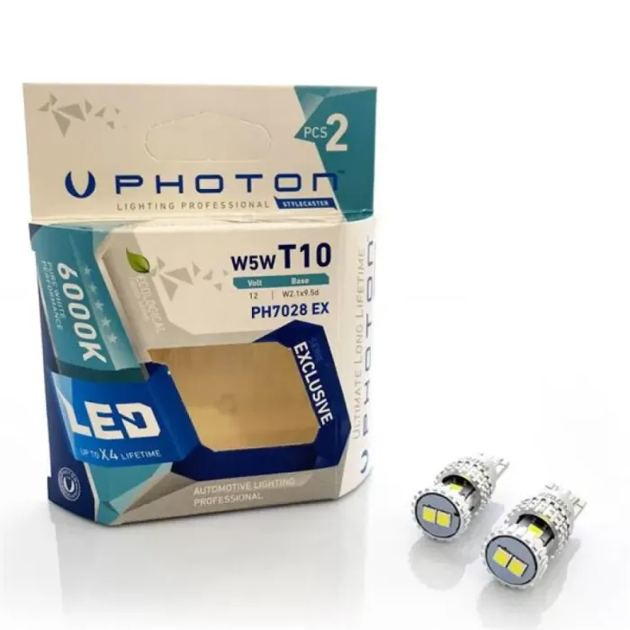 W5W 15SMD 12V Exclusive Park Led (2'Li Blister) | PHOTON PH7028 B2