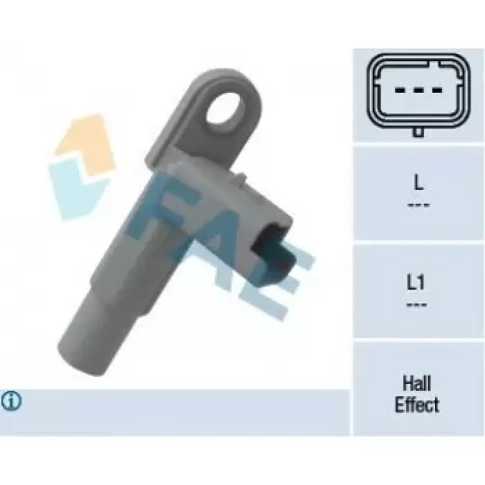 Eksantrik Mil Sensoru C1 C2 C3 Xsara Nemo P107 P206 P307 P206+ (T3E) Plus P207 P1007 Bipper 1,4HDI DV4TD / DV4TED4 (1,4HDI 8V) | FAE 79147 | OEM 2S6Q 12K073 AA 1920.EJ
