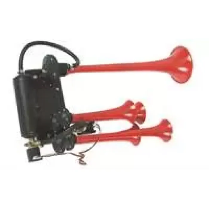 5 Borulu Metal Çok Sesli Yankili Korna 12V | HIDO 420C