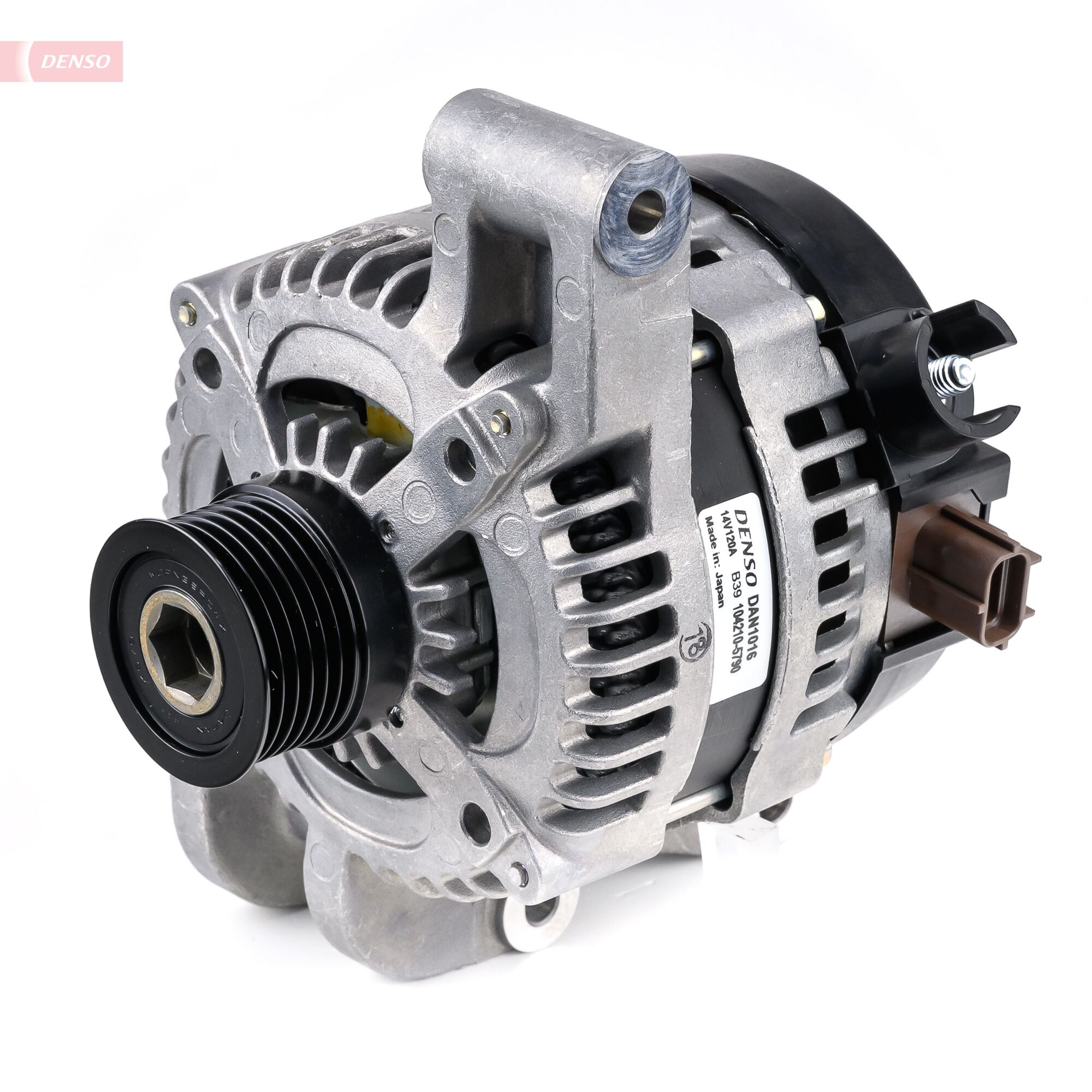 Alternator 12V (120A) Focus 2 04>11 C Max 03>11 1,8TDCI / 2,0 16V Volvo C30 S40 V50 2 1,8 / 2,0 16V 06>12 | DENSO DAN1016 | OEM 3M5T-10300-VD 3M5T-10300-VC 1748625