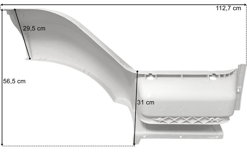 Çamurluklu Basamak Sol Renault | OEM 5010468635