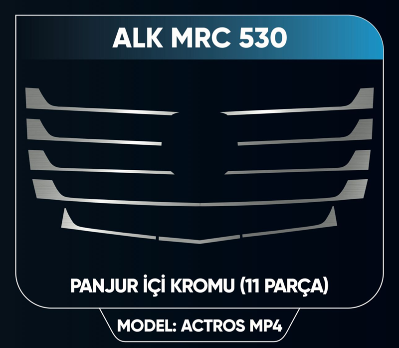 Actros 2016 MP4 Panjur Nikelajı Geniş
