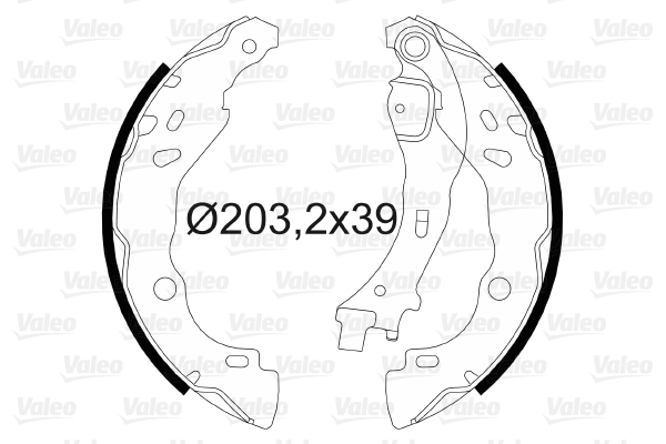 Arka Fren Balatasi Pabuclu C2 C3 C3 II C3 Pluriel 1,1 / 1,2 / 1,4 HDI 03> | VALEO 564006 | OEM 4241L7 4241L7 77362365 77362365