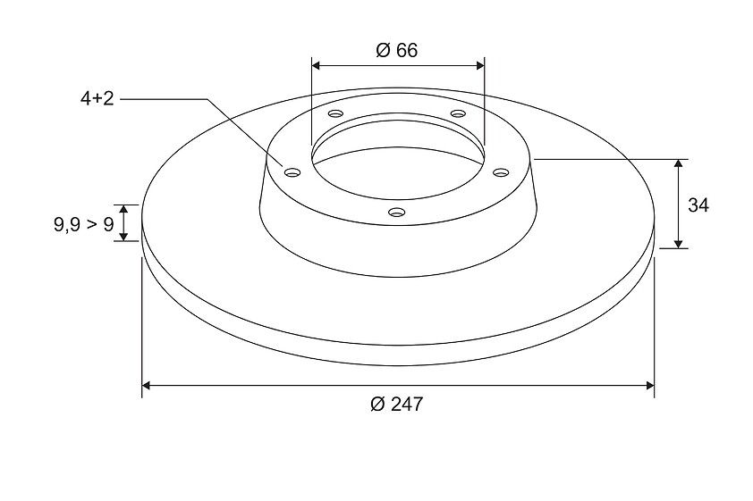 On Fren Disk Aynasi P106 P206 P306 P205 P405 P309 Zx C15 Saxo 1,4 1,6 94>96>96 Hava Sogutmasiz | VALEO 186200 | OEM 4246A5
