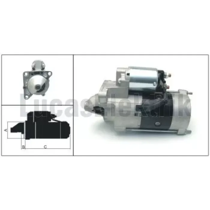 Mars Motoru 2.5/2.8 Master S9W 2.8 1985 | LUCAS LES0088 | OEM 7700300522 7700313447 7711134622 M2T87671