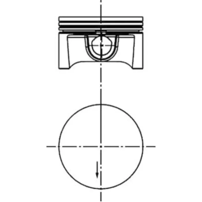 Motor Piston Segman Komple 0,50 (79.00MM) Astra G – Astra H – Vectra C – Zafira B – Meriva A – Z16XEP | KOLBEN 40388620 | OEM 40388620