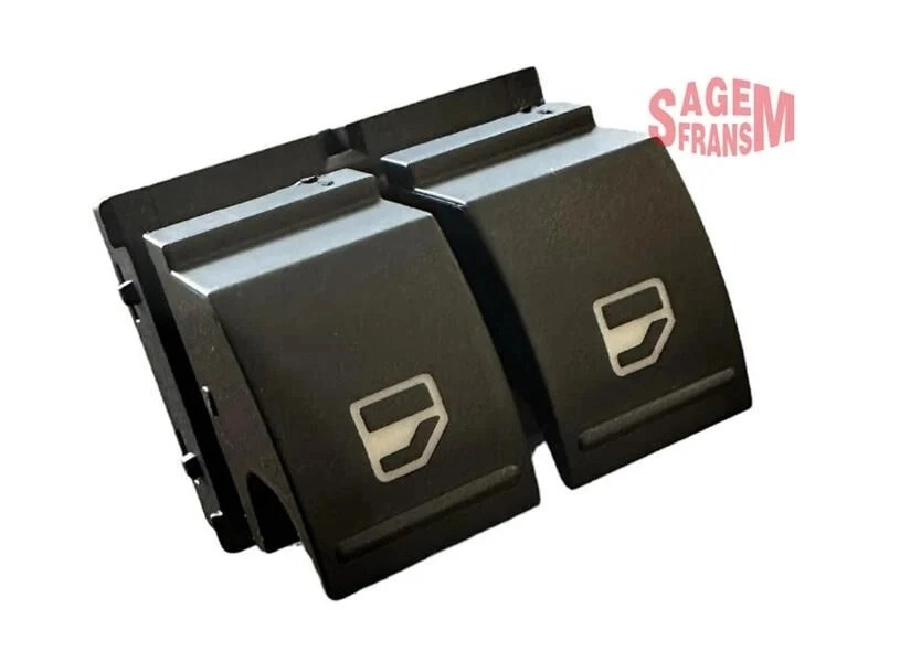 Cam Açma Düğmesi Çiftli Ön Sol Caddy-Golf-Passat-Polo-Touareg-Ibiza-Leon 2K0959857A | OEM 400134