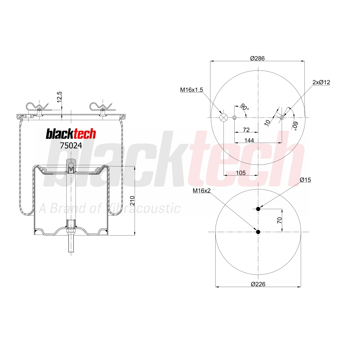 Körük Komple Metal Pistonlu | OEM 1379392
