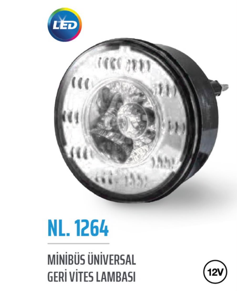 Minibüs Üniversal Geri Vites Lambası 12 Volt