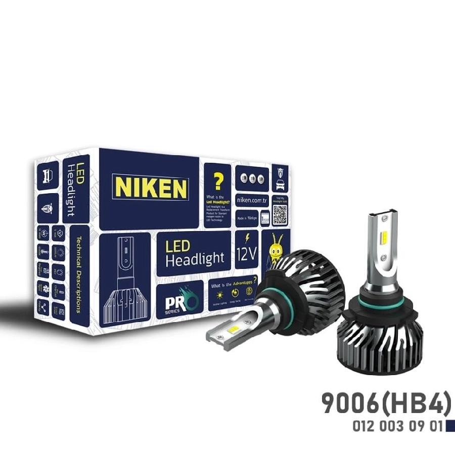 LED Far Ampulü (Takım) Whıte (Beyaz) Pro Series Xenon Tip 12V-24V 9006 ** Yeni Tip Mini Gövde ** | OEM 0120030901