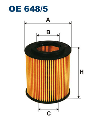 Yag Filtresi Vectra C 1.9CDTI 04> Astra H 1.9CDTI Z19DTL / Z19DTH Croma II Alfa Punto III 1,9 JTD | FILTRON OE 648/5 | OEM 5650354 5650354 55189320 71737926 55189320 71737926
