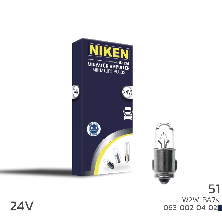 Ampul 24V 2W 51 Mınyatur Ampul 10LU | OEM 0630020402