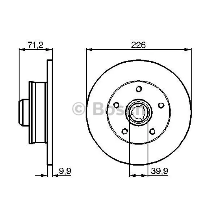 Arka Fren Aynasi Golf III 1.9TDI 2.0 Gti 2.8 VR6 91 98 Passat 2.0 2.8 2.8 VR6 93>96 | BOSCH 0986478332 | OEM 357615601A 357615601A 357615601B 357615601B
