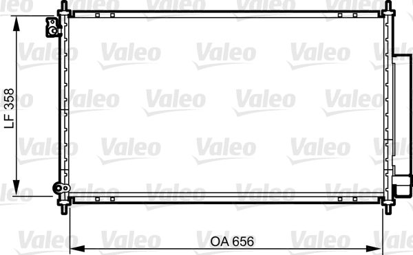 Klima Radyatoru Honda Accord D Ctdi VIII 01 03>08 | VALEO 814159 | OEM 80101SEFE11
