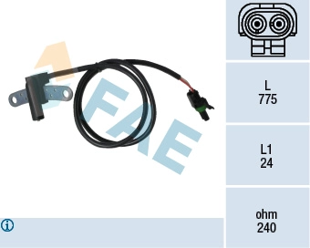 Krank Mil Sensoru R11 R21 1,7 R19 Eu Clio 1,4 / 1,7 | FAE 79145 | OEM 7700739787 7700739791 7700739792