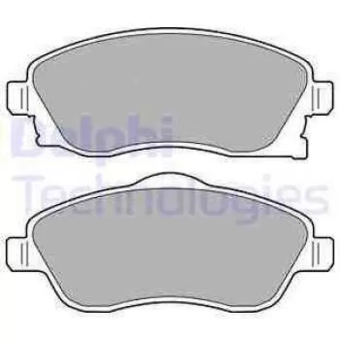 Fren Balatasi On Combo C Corsa C 1.3 1.7 Cdti 01 > Meriva 03 > Tigra 04 > | DELPHI LP1676 | OEM 1605974 1605081