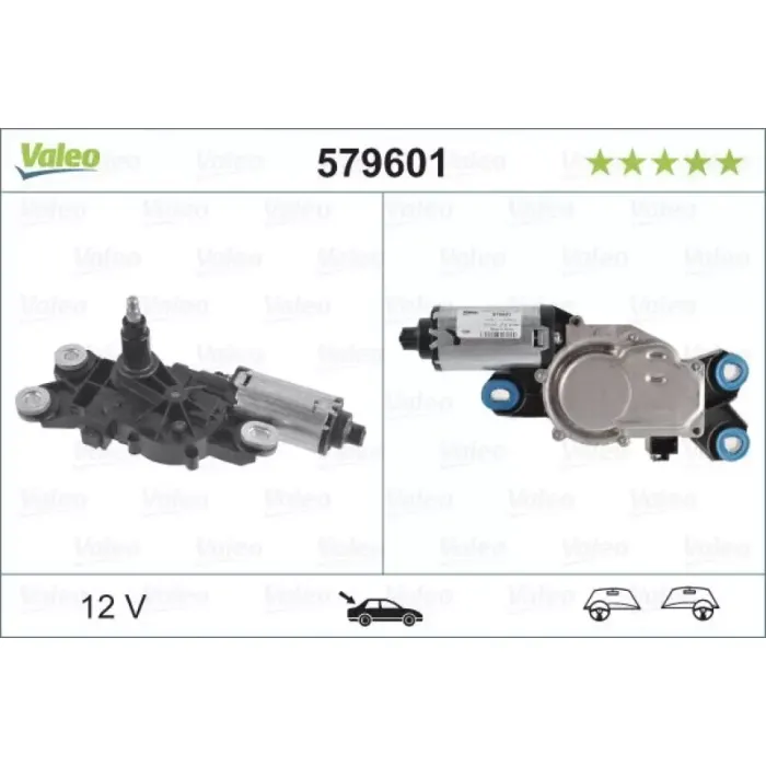 Silecek Motoru (Arka) Volvo V70 III (0710) | VALEO 579601 | OEM 30663891 31290787