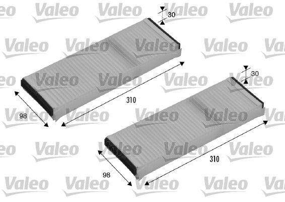 Polen Filtresi (2LI Tk) A6 | VALEO 715500 | OEM 4F0819439 4F0819439 4F0898438 4F0898438