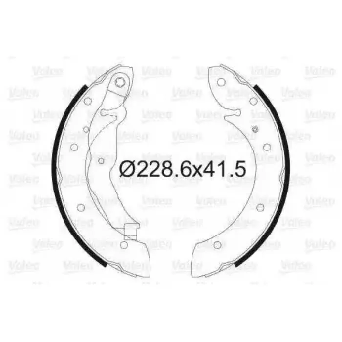 Arka Fren Balatasi Pabuc Bmw E36 M40 M43 | VALEO 562551 | OEM 34211160504 34211160504 34219067127 34416755273 34219067127 34416755273