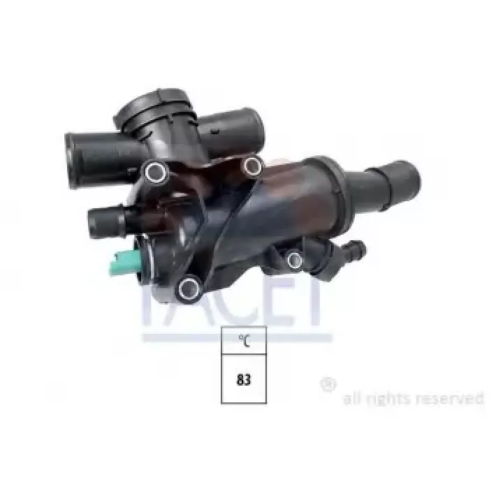 Termostat Govdesi Komple P307 P407 P508 P308 P607 C4 C5 2 Jumpy 3 Expert 3 C5 3 DW10BTED4 () Mondeo Smax Galaxy 2.0 Tdci 07 | FACET 7.8748 | OEM 3M5Q 8A586 CA 1336.Y9 9656182980