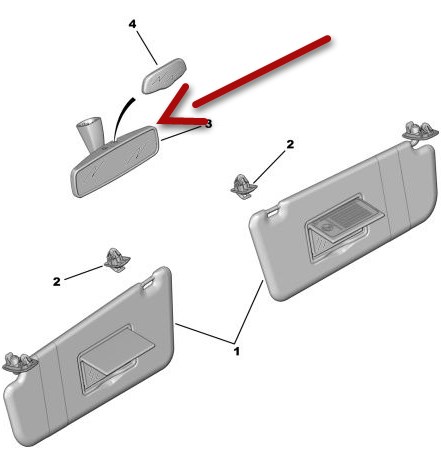 Partner Berlingo Tepee Mekanik Ayna 08>12 Sag | SPJ E-2472 | OEM 8153.TN