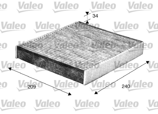 Polen Filtresi C Max Galaxy II S Max 07 /> Focus C Max 2,0TDCI 04>07 Focus III 11 /> Volvo V40 12> Karbonlu | VALEO 698883 | OEM 3M5J 19G244 A1A T176321 19G244 T176321