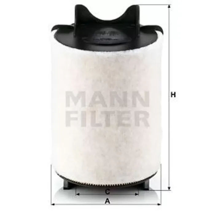 Hava Filtresi Golf Caddy 3 Passat Jetta 3 Touran Toledo 3 Octavia LEON1.2TSI 1.4TSI 1.6 2.0FSI | MANN C14130/1 | OEM 1K0129607C 1K0129620C
