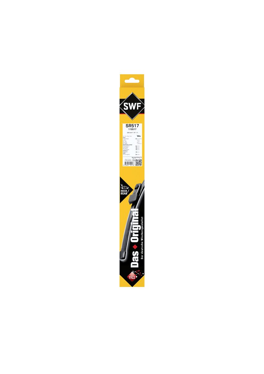Swf Visioflex Flat Blade (X1) / (330 MM) / (Arka) Audi Q5 (11 / 08>) | VALEO 119517 | OEM 3397008635 3397008635 8R0955425 8X4955425 8R0955425 8X4955425