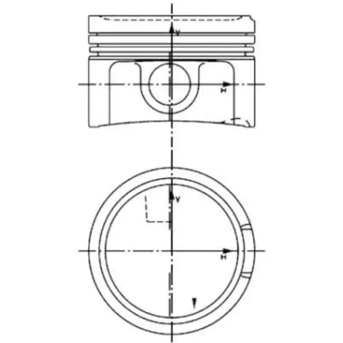 Piston+Segman (0.50 81.51MM) Golf IV Bora Beetle A3 A4 A6 Tt Ibiza IV Leon Toledo II Octavia Superb Passat 1,8T (150 / 163 / 170 / 180 / 190 Ps) Amb Arx Ary Atc Aum Auq Avj Awm Awp Awt Awu Awv Bex Bfb Bjx Bkf Bnu Bvp Bvr 95>10 | KOLBEN 40434620