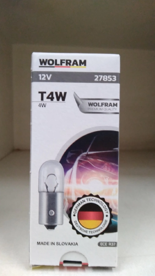 Ampul 12V T4W 4W BA9s 53 Ampul | OEM 27853