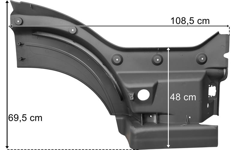 Marşpiyel MAN TGL 12.180 Sol | OEM 81615100563